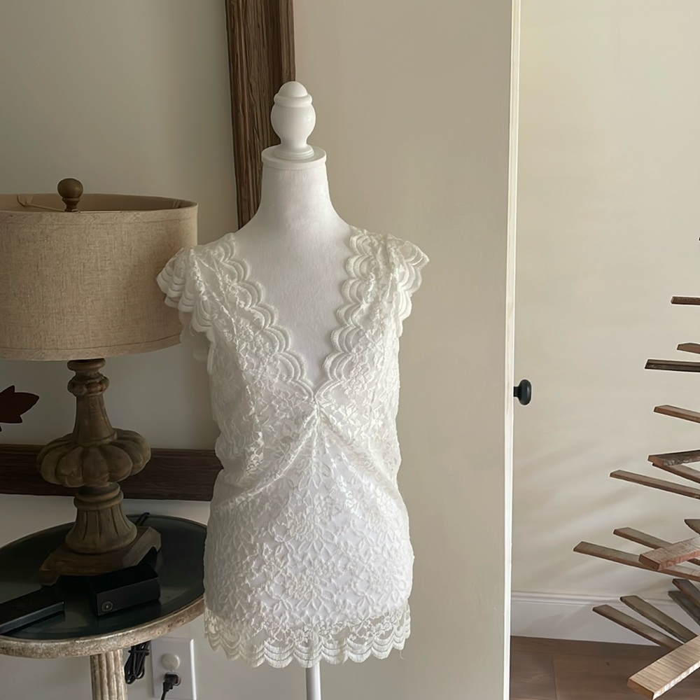 White Lace Top